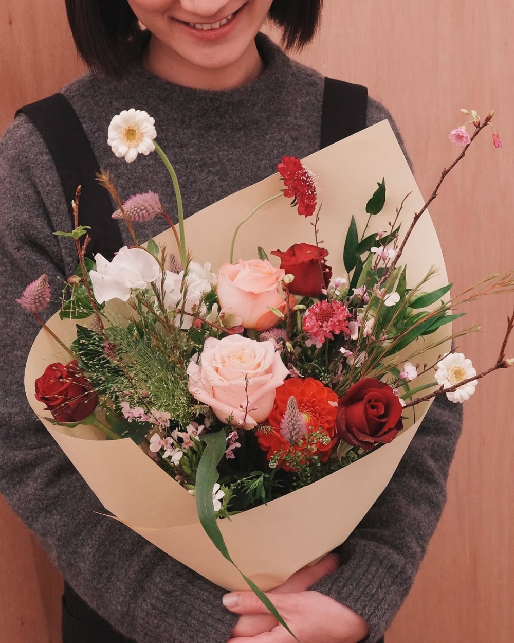 朵常花藝坐落於台北市大安區，店內保留老屋原有的樣貌