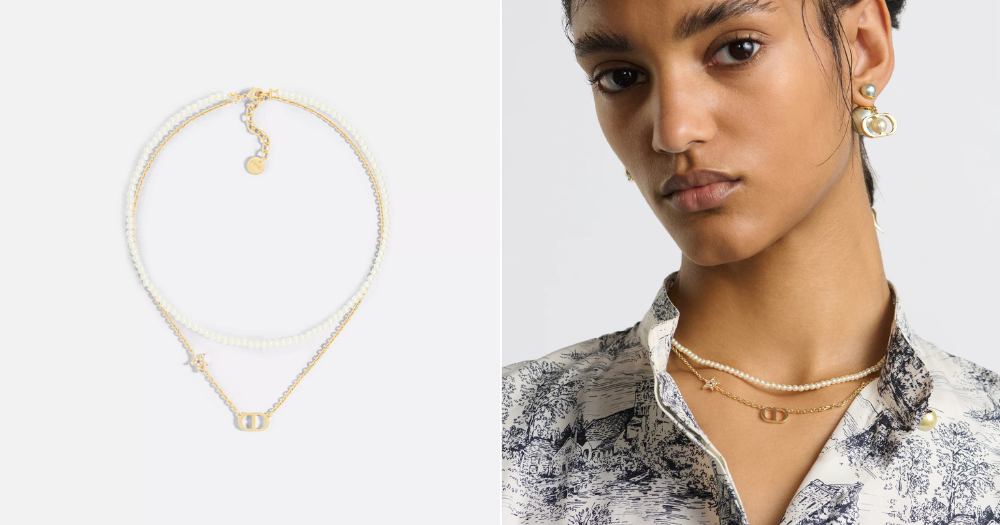 Dior雙層Petit CD項鍊