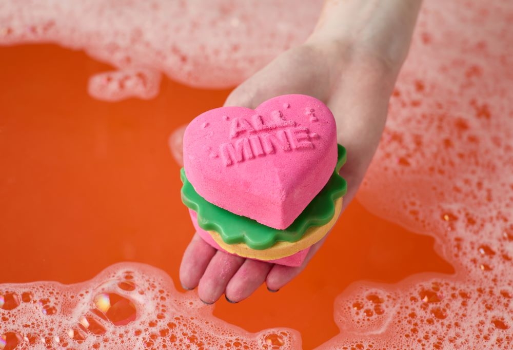愛情麵包沐浴套裝 Love Burger Bath Bomb HK$200