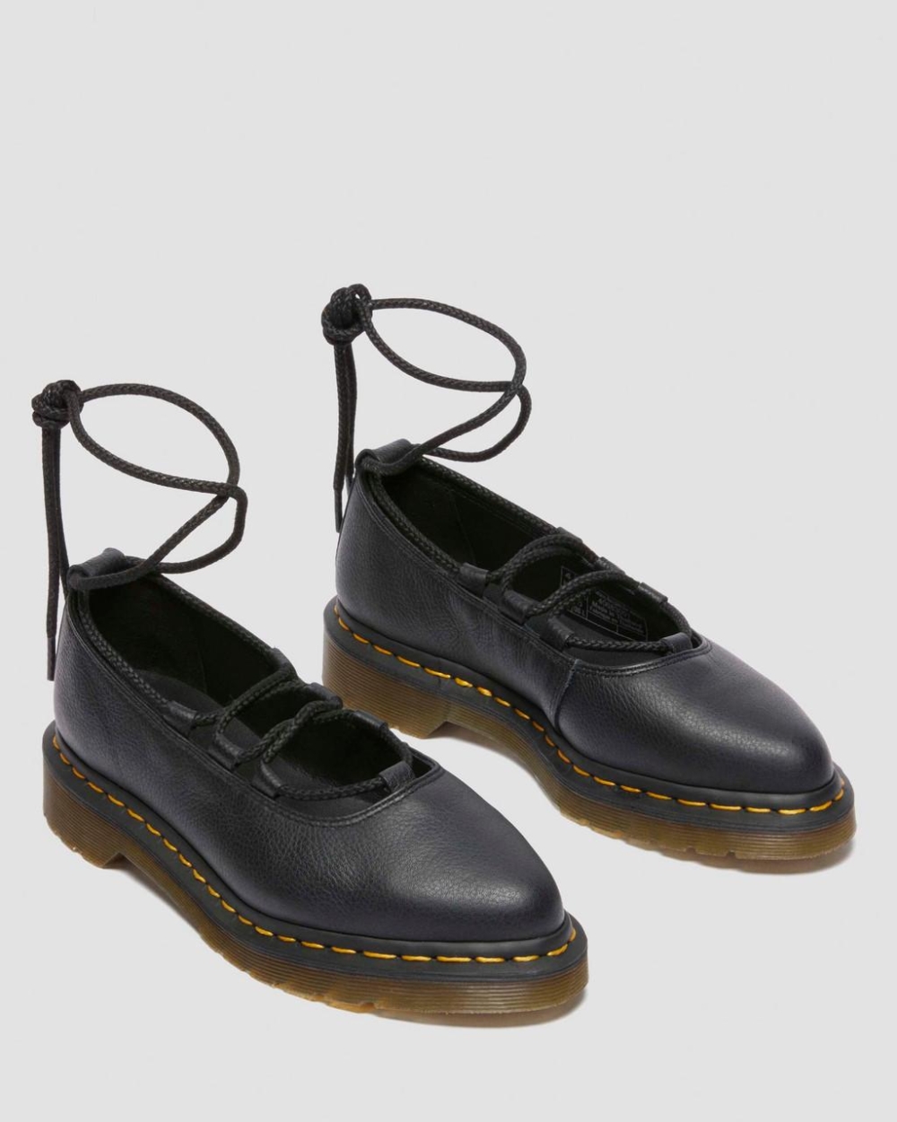 Dr.Martens Elphie II Iridescent Leather Ballet Flats芭蕾舞皮鞋