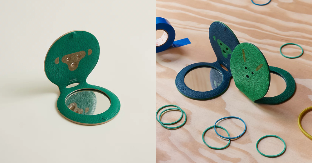 Hermès猴子子隨身鏡