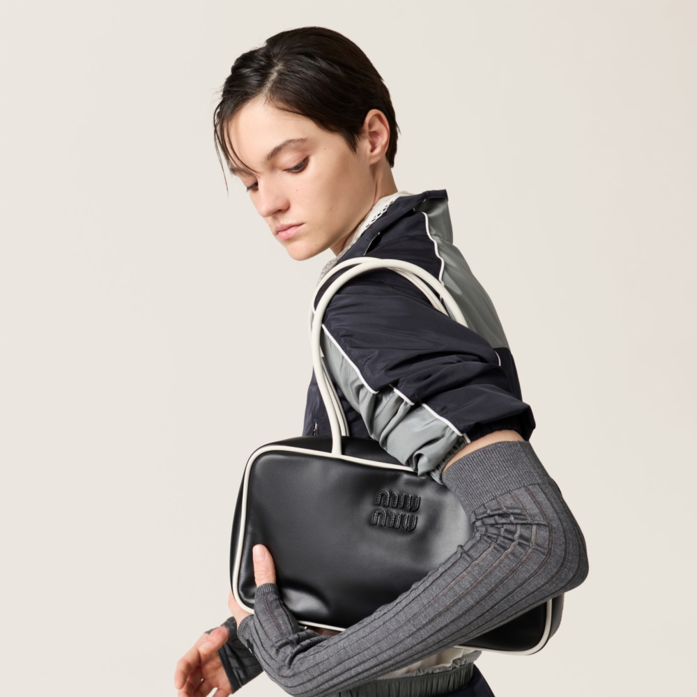 Miu Miu Beau 皮革手袋