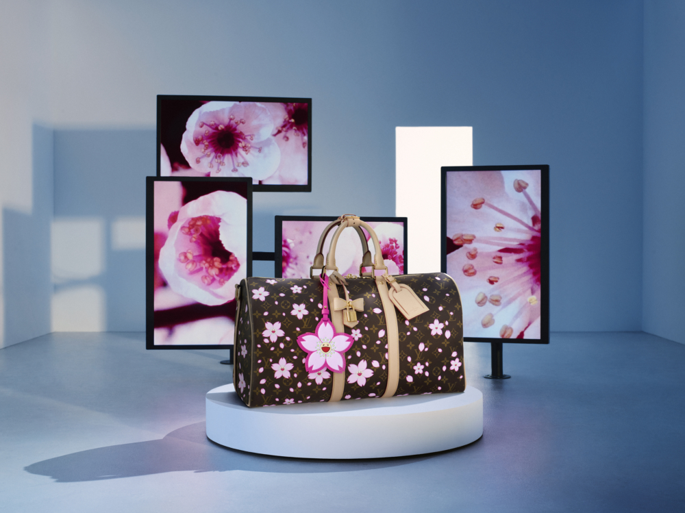 Louis Vuitton × Murakami藝術聯名以日本櫻花為主題