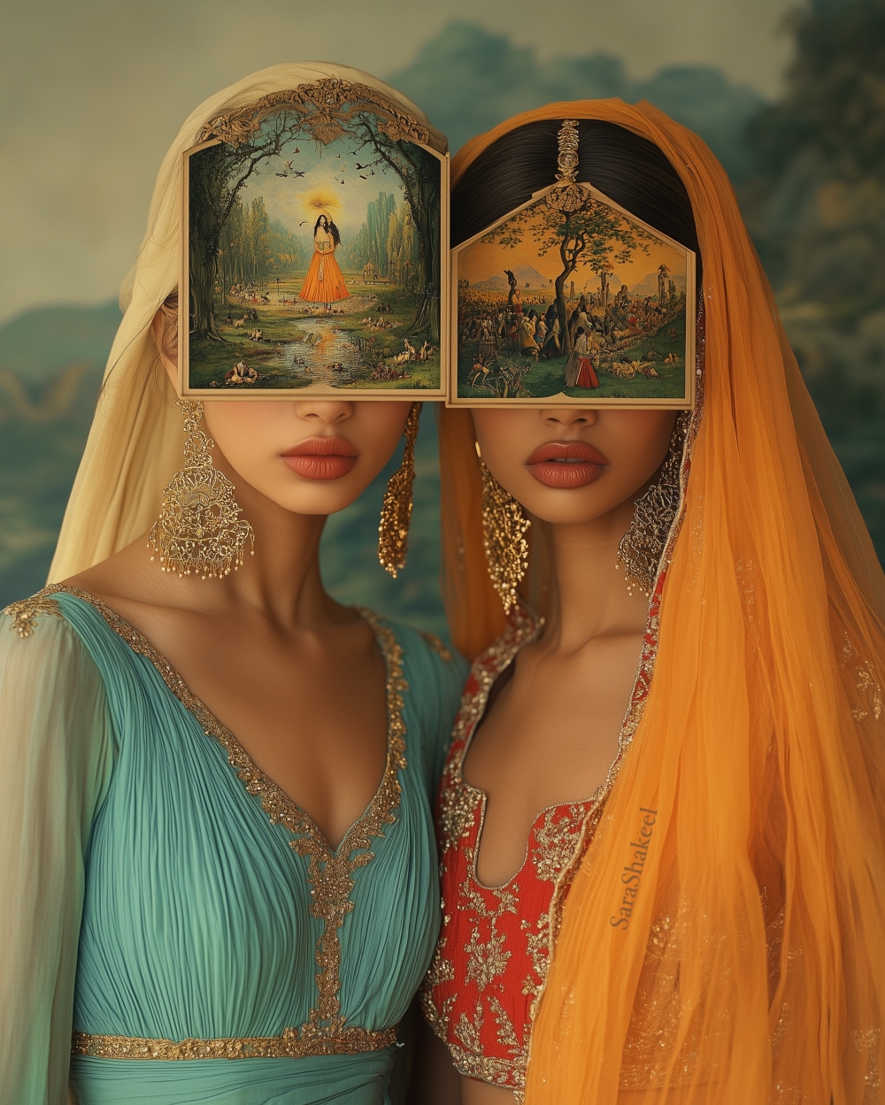 Shakeel的藝術風格既現代又富有神秘感