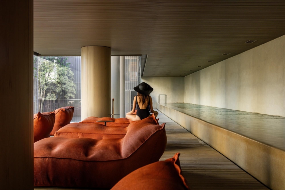 飯店設有專為客人提供健康服務的樓層。