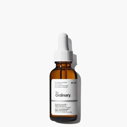 The Ordinary:8%維他命C 2%熊果苷面部精華。