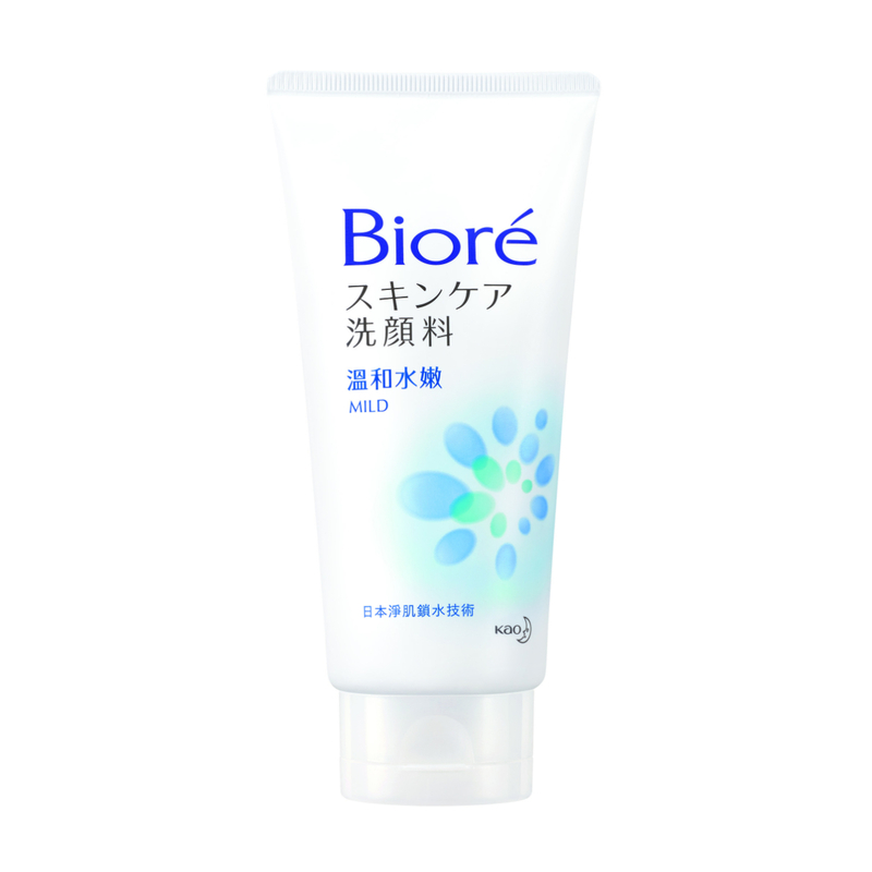 Bioré 溫和水嫩洗面膏。