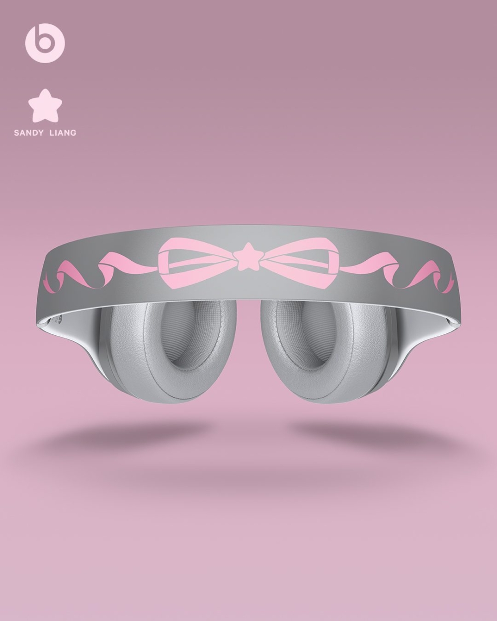 Beats x Sandy Liang 限量版 Solo 4 耳機發布