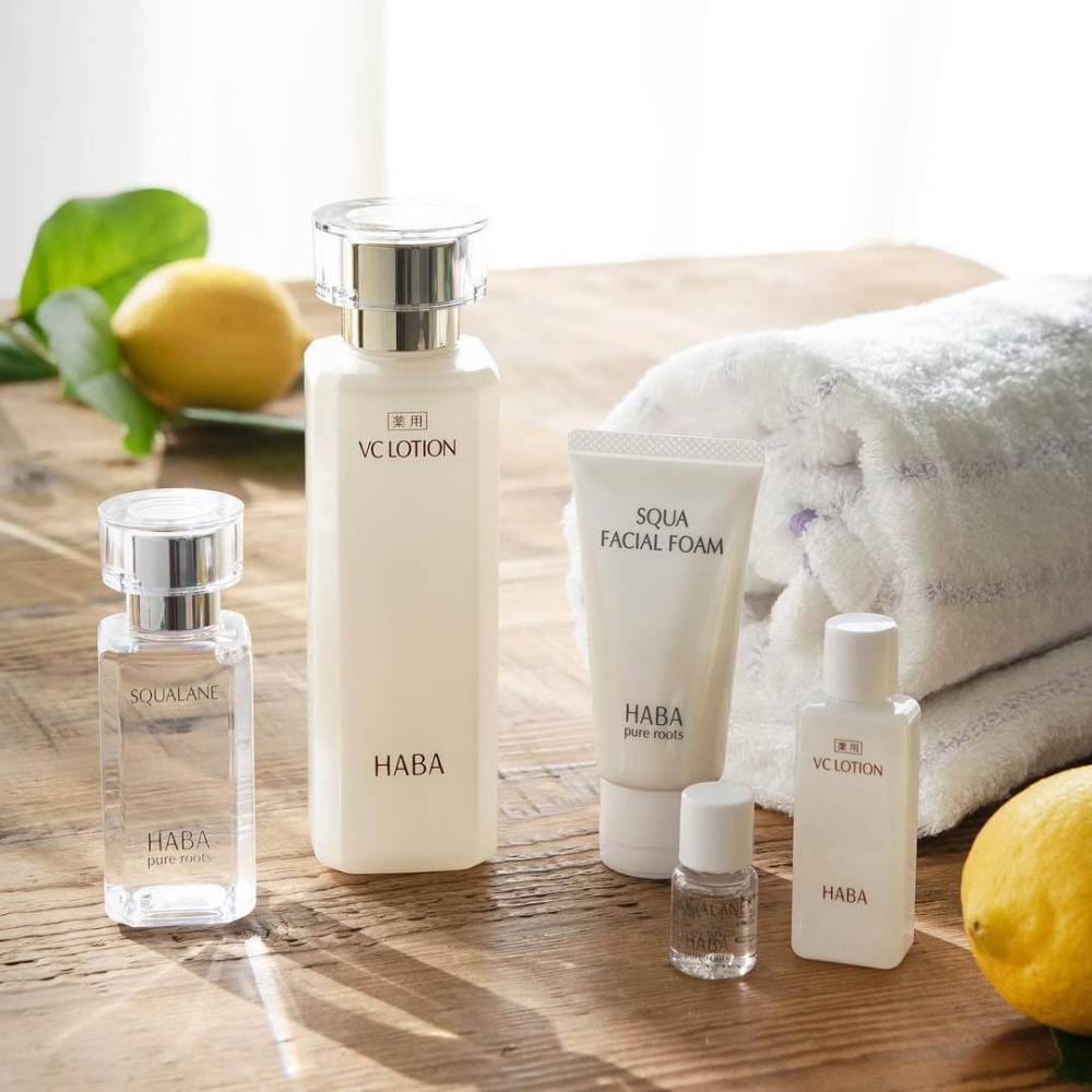 HABA來自日本北海道，強調「無添加主義」，也就是不添加對皮膚不必要的成分。