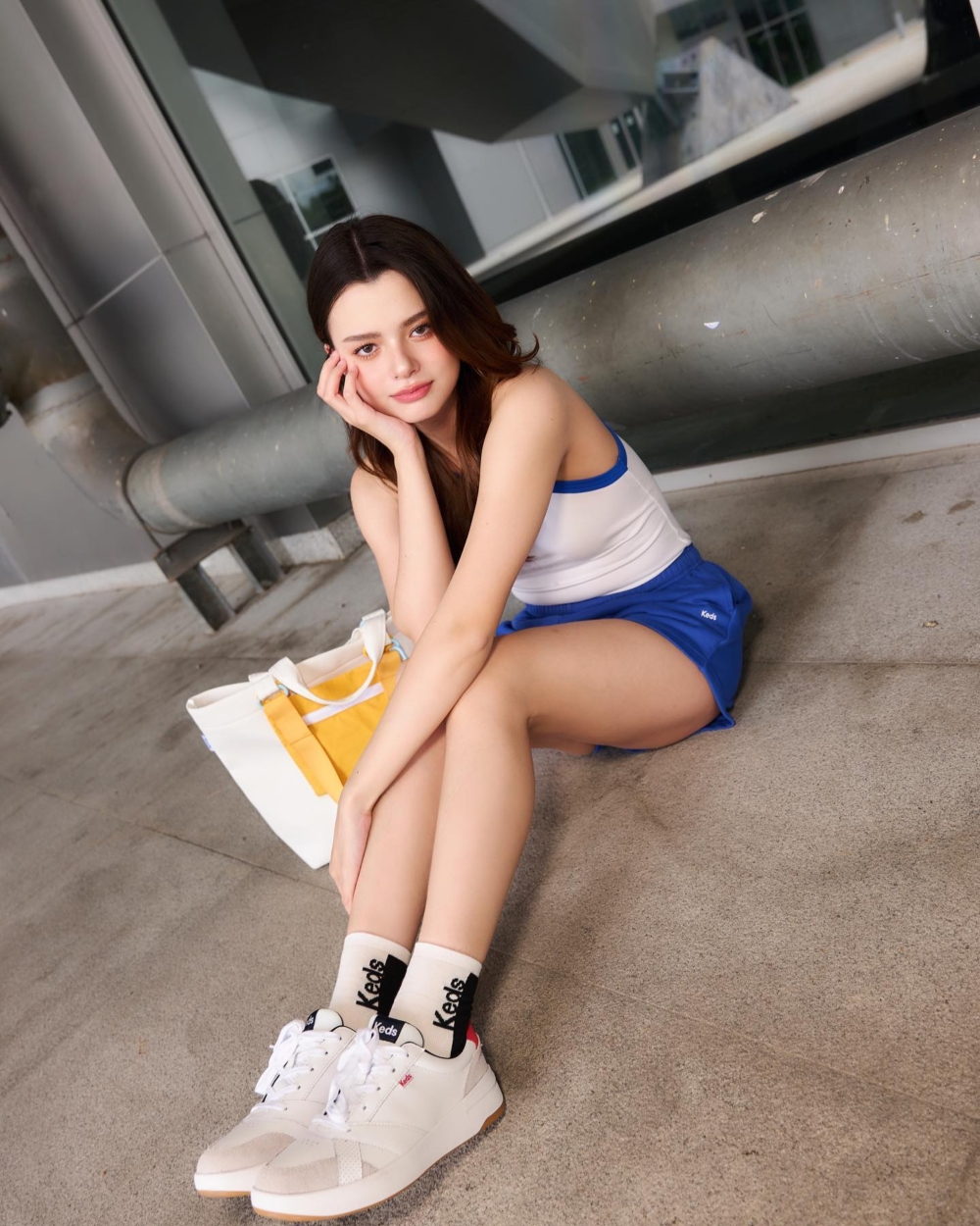 Rebecca熱愛運動,是個十足的運動愛好者