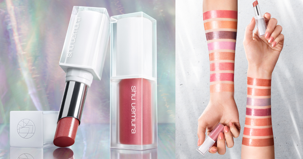 shu uemura 植村秀無色限透光嫩唇露、無色限透光潤唇膏