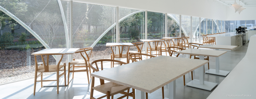 室內空間則以純白色調為主