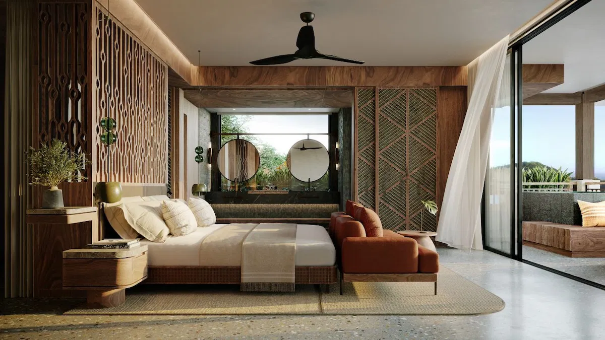 Nekajui 擁有 107 間面向大海的客房和套房以及3頂豪華樹頂帳篷、36 套擁有兩至五間臥室的私人住宅