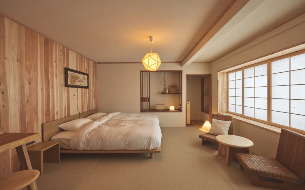 讓旅客在簡約舒適的空間中，感受吉野四季更迭的獨特魅力。