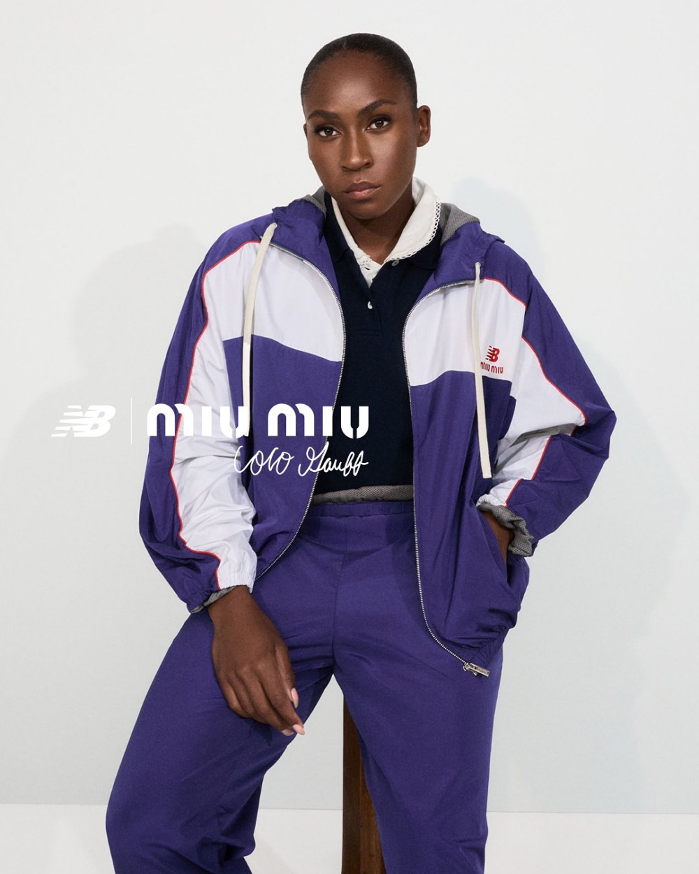 Miu Miu × New Balance × Coco Gauff 聯名