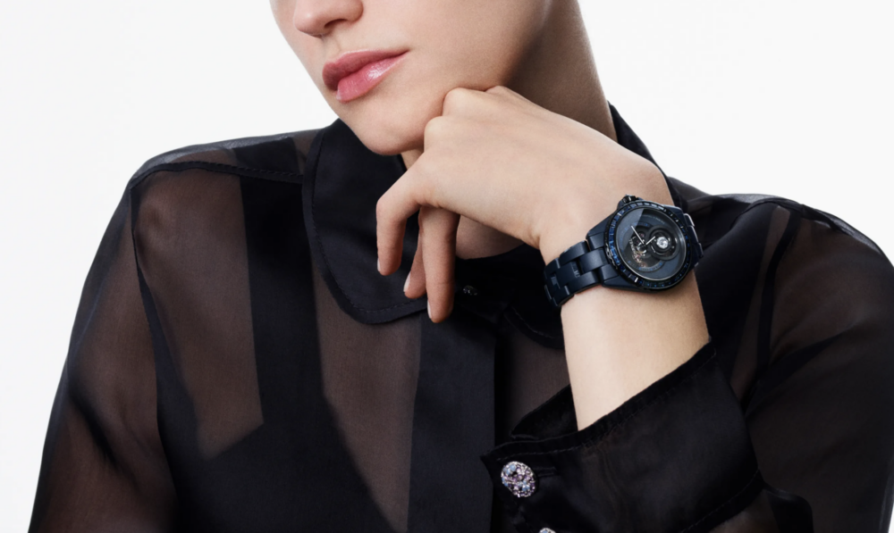 CHANEL J12 Diamond Tourbillon Watch Caliber 5,