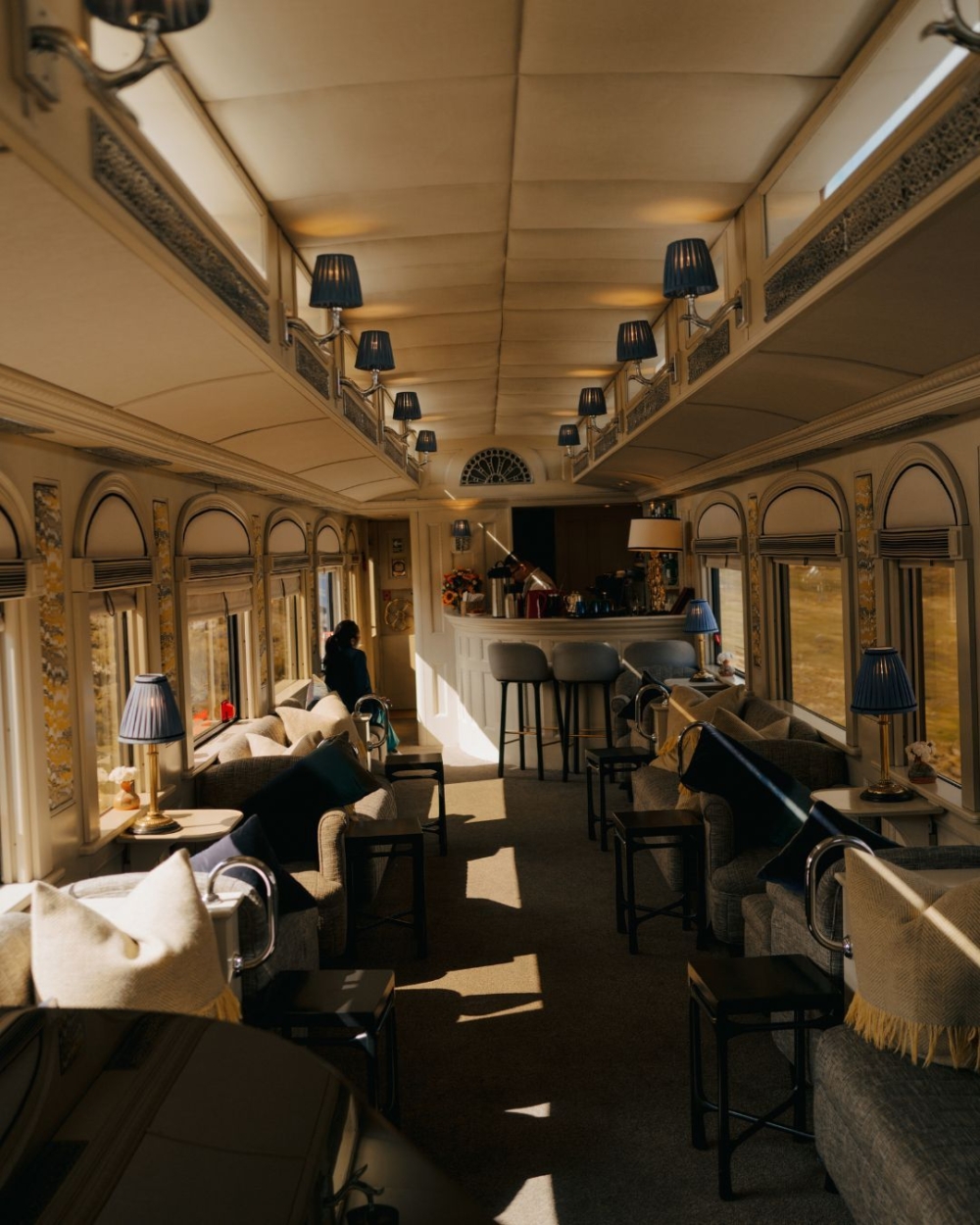 圖書與休憩空間、鋼琴酒吧車廂、