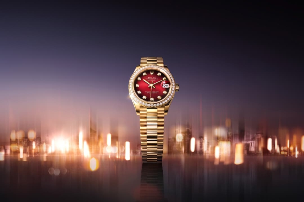 Rolex Datejust 31 蠔式,31毫米,鑽石及黃金