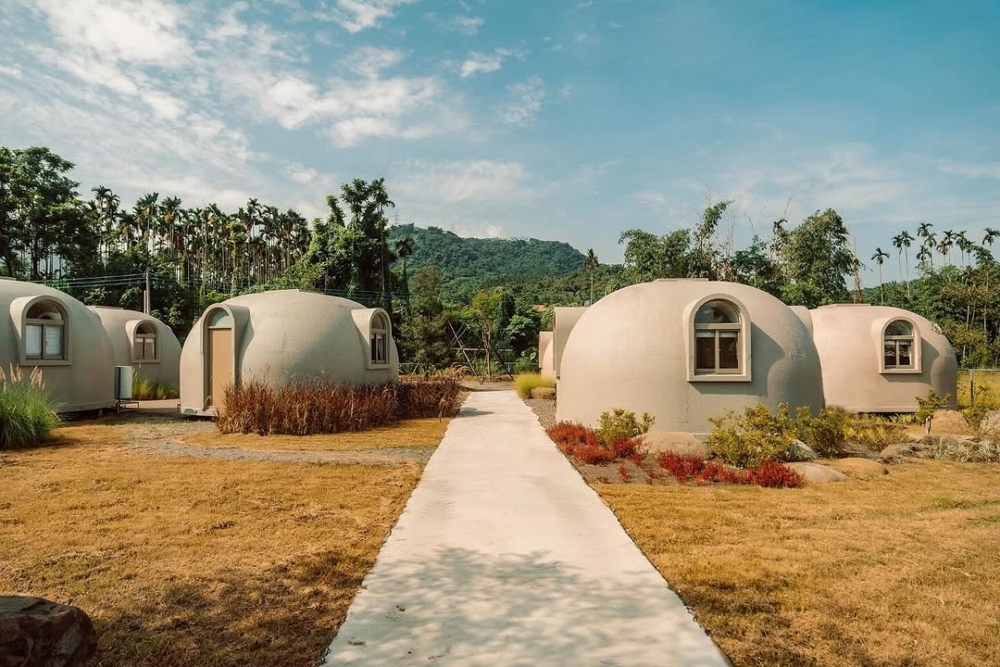 位於南投竹山的波希謐境豪華露營區。