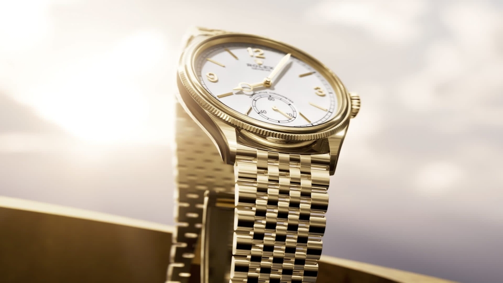 Rolex 1908 39毫米,18K黃金,磨光效果