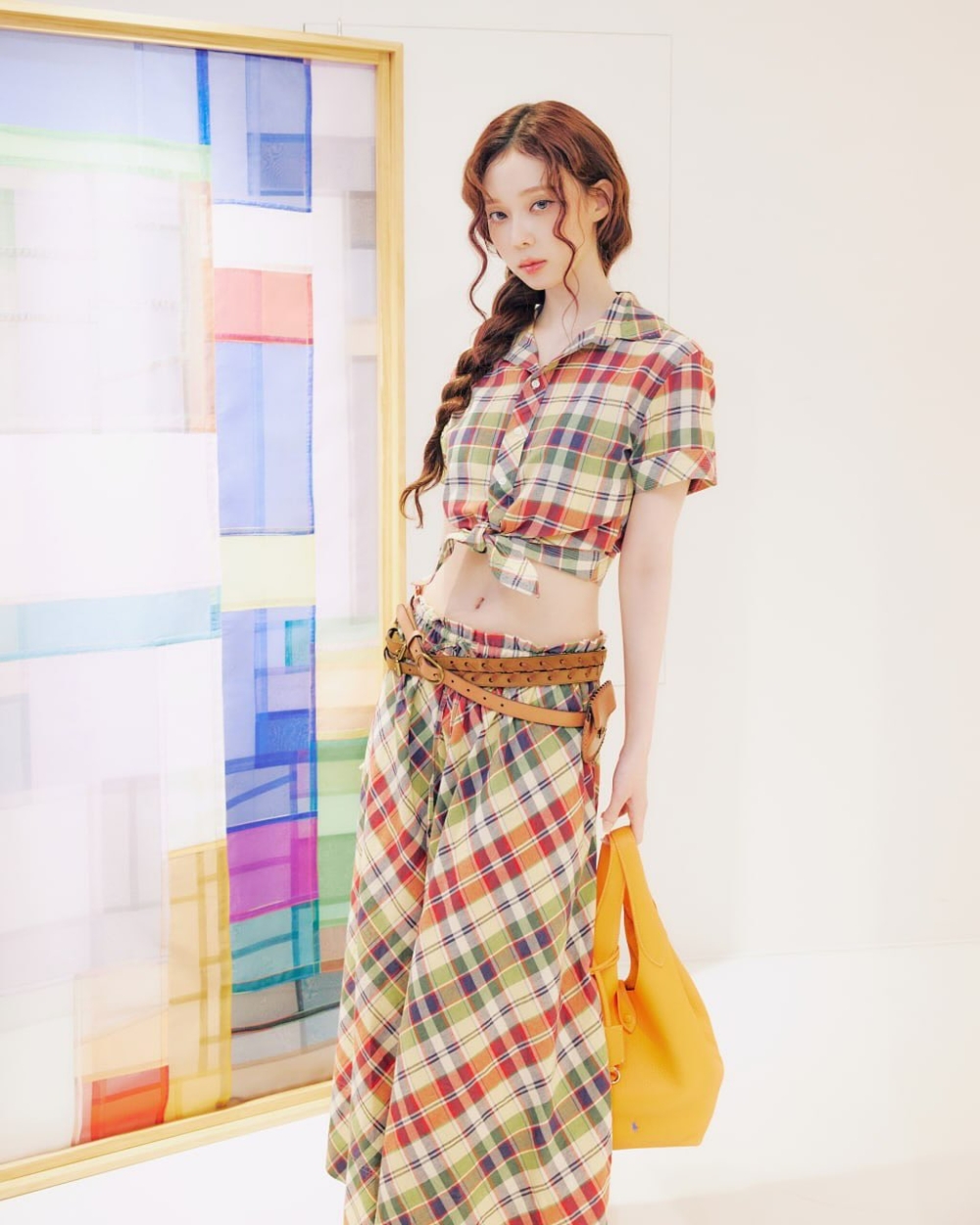 aespa Winter楓糖橘棕