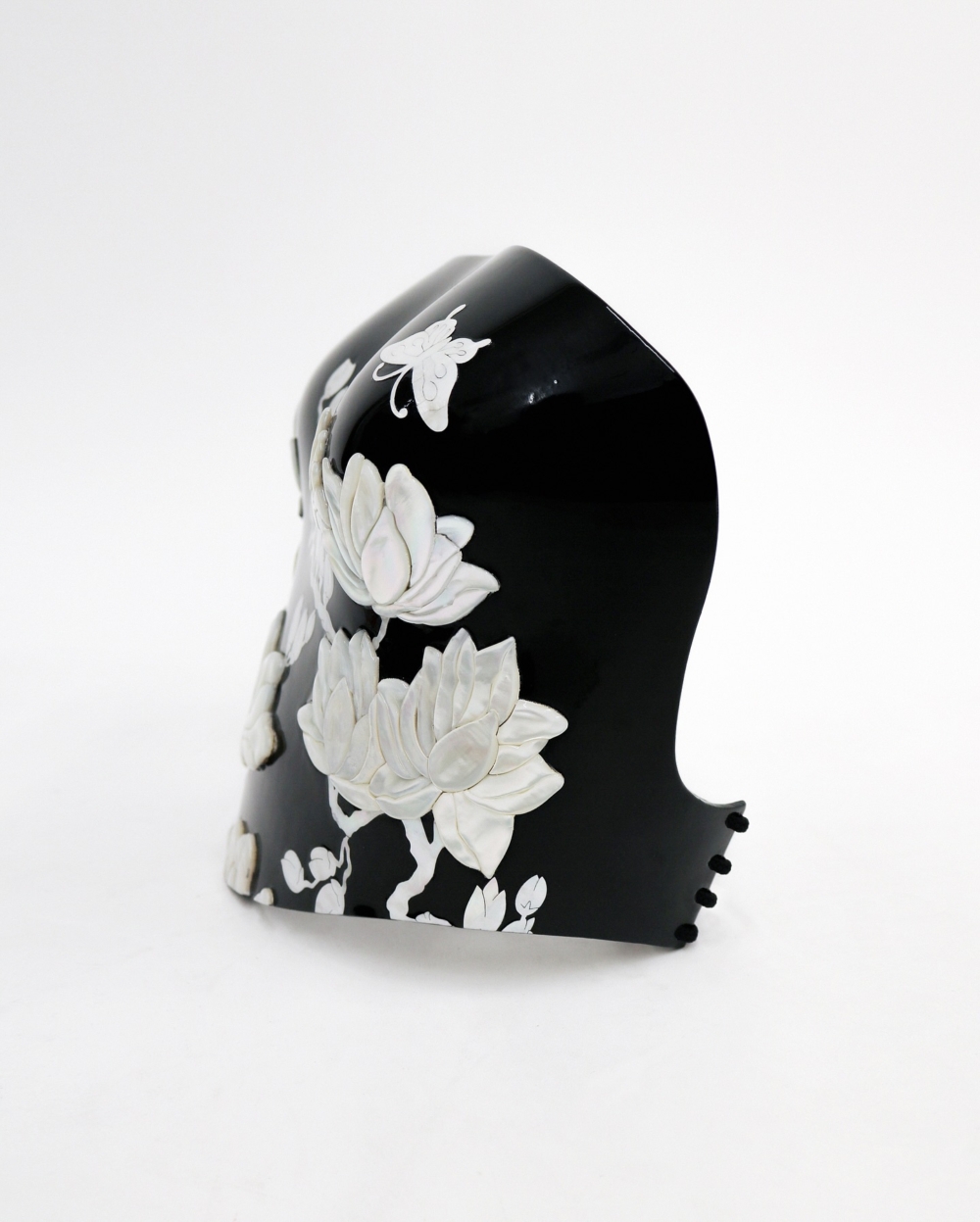 黑色3D列印胸衣（Bustier）