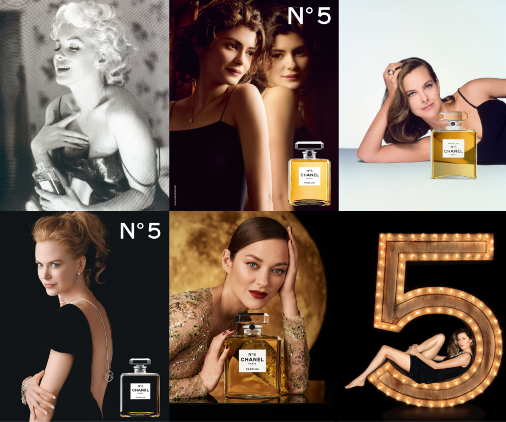 每一位代言人都用自己的故事與力量,表現CHANEL N°5做自己的敢我精神。