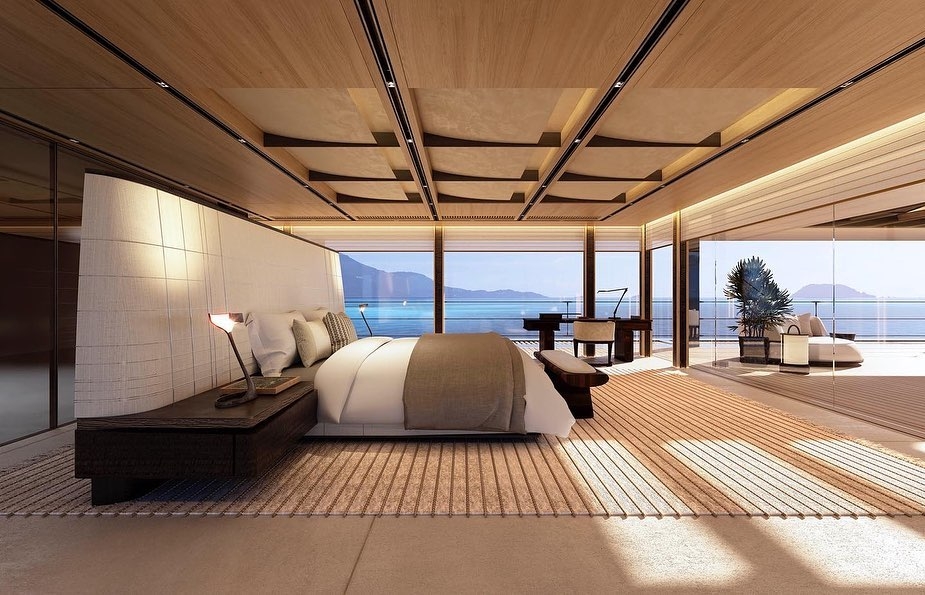 Sinot Yacht Architecture & Design佈局簡潔而又寬敞。