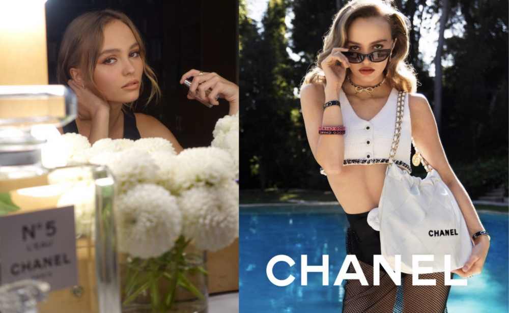 Lily-Rose Depp是CHANEL N°5香水的新生代代言人。
