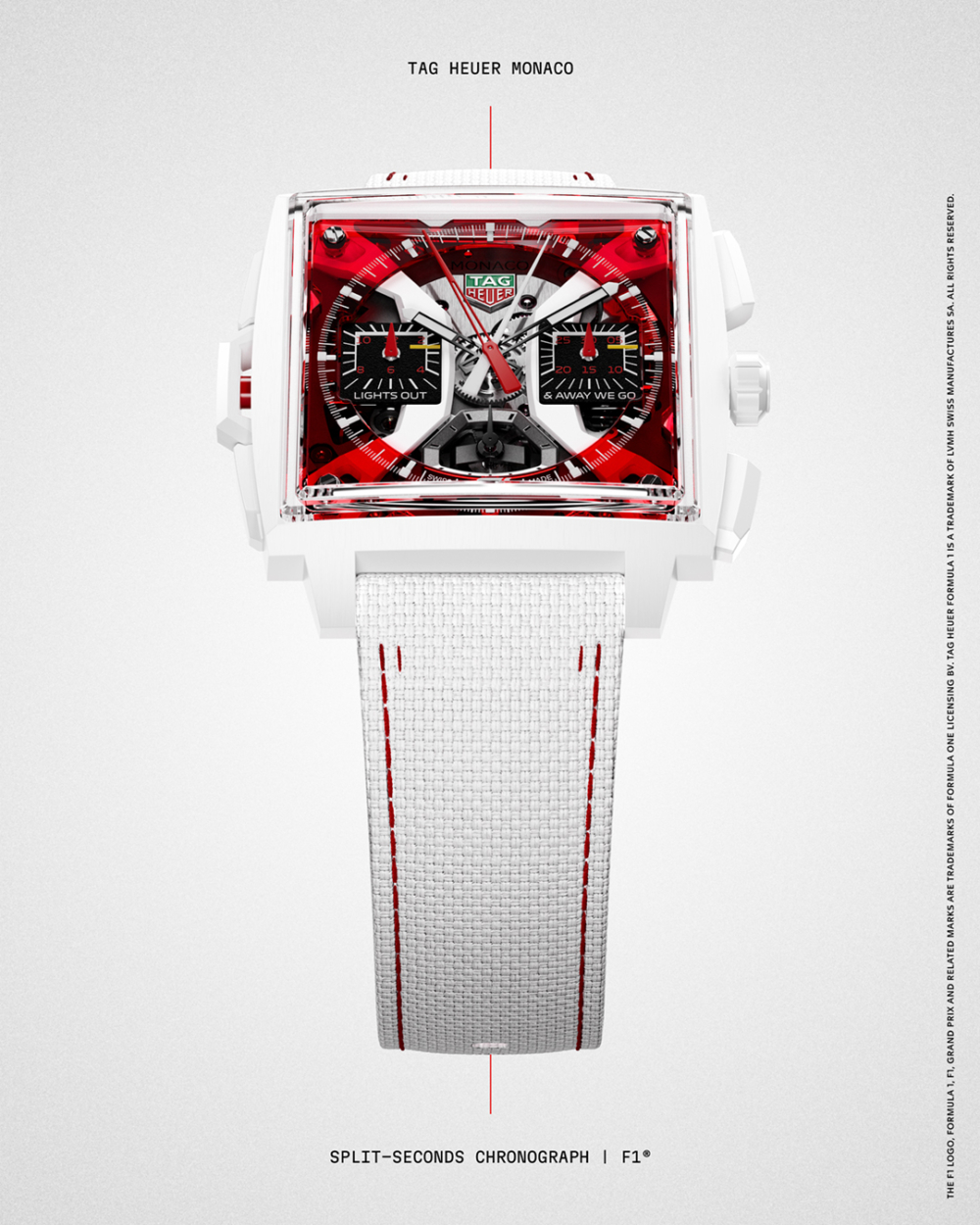  TAG Heuer Monaco雙追針計時腕錶F1®限量版