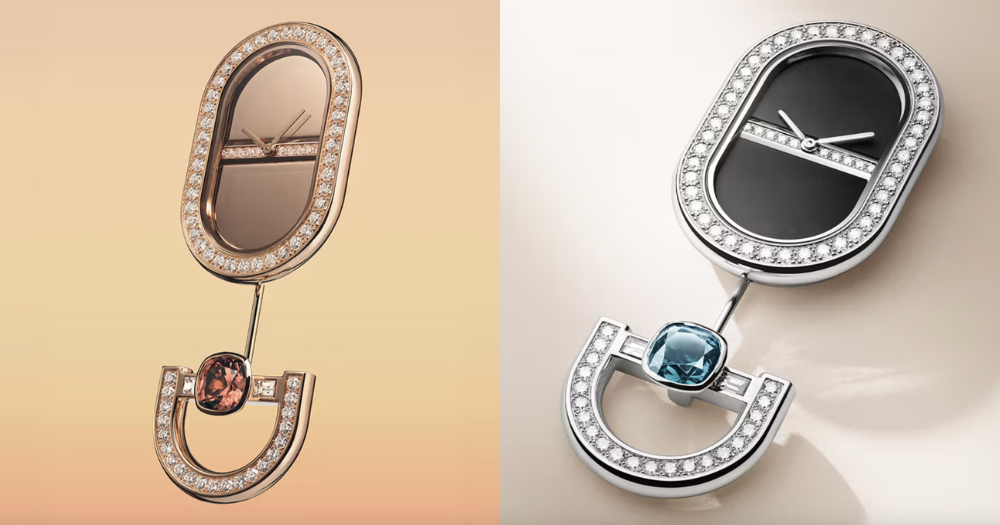 Hermès Maillon Libre腕錶與胸針