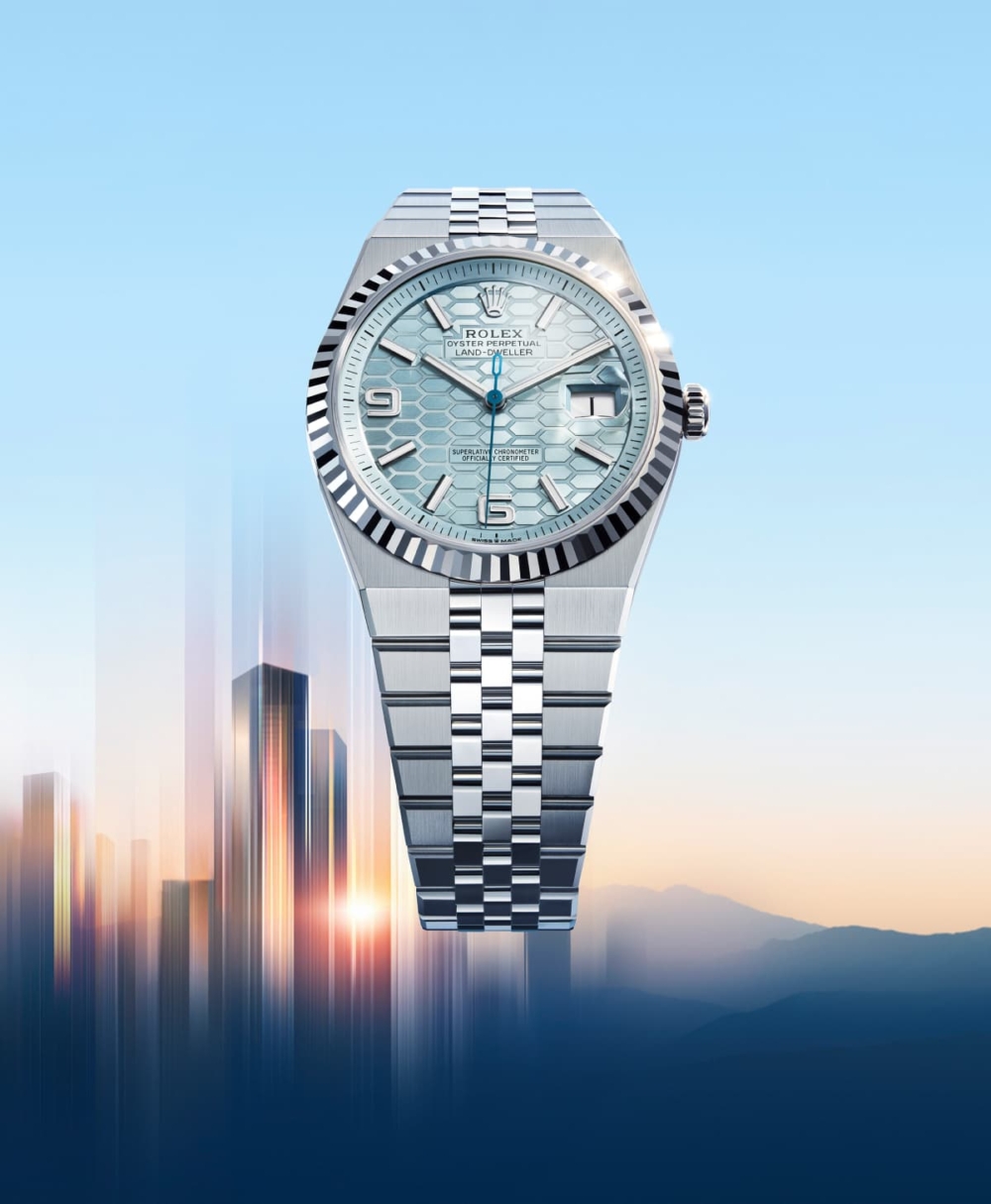 勞力士 Land-Dweller 鉑金款