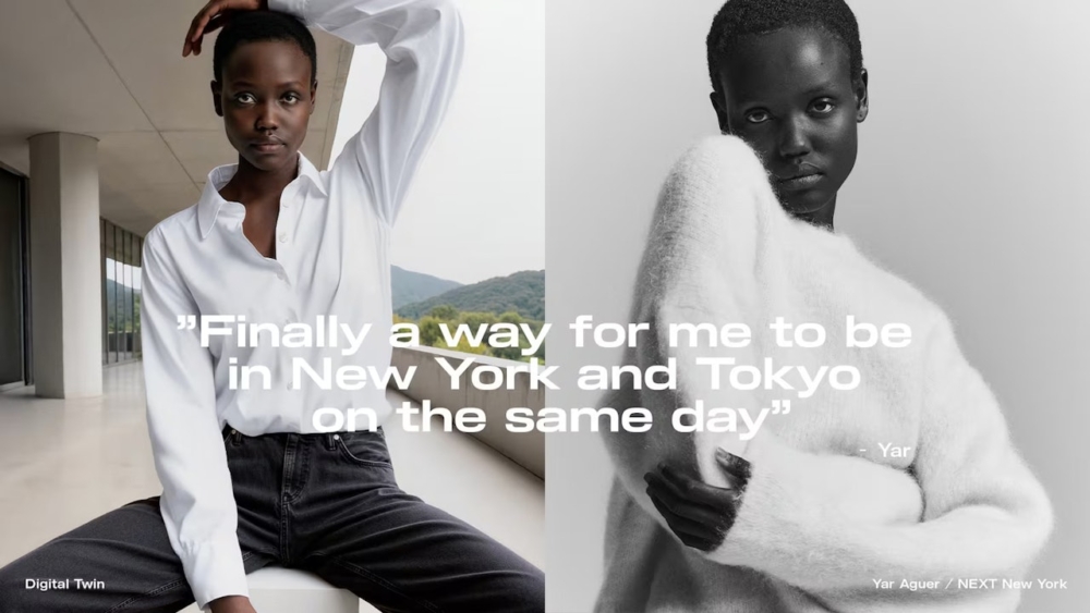 H&M 打造 AI 數位雙胞胎模特兒計劃