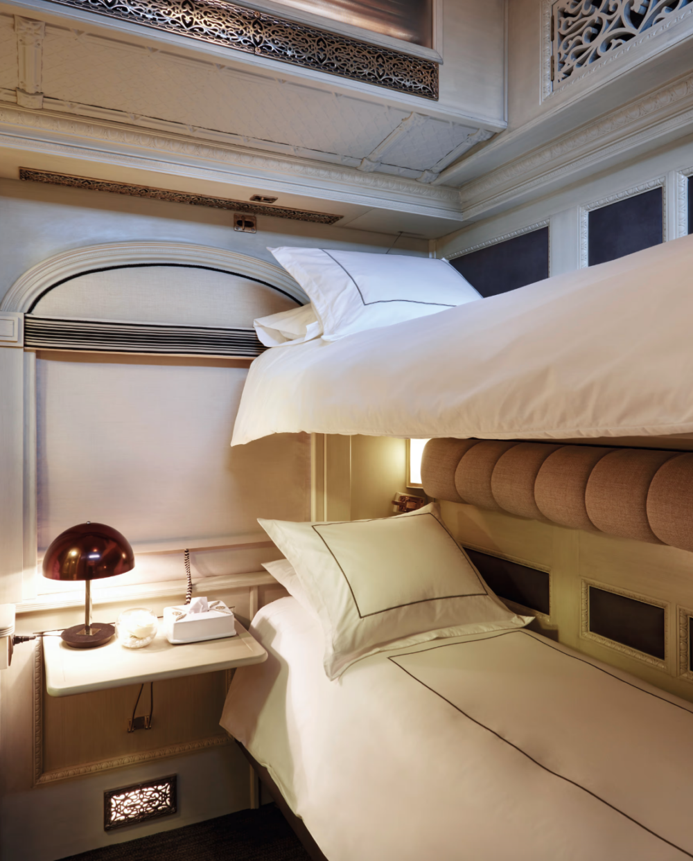 列車提供多種房型選擇