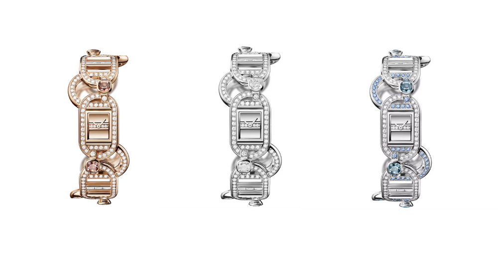 Hermès Maillon Libre腕錶與胸針