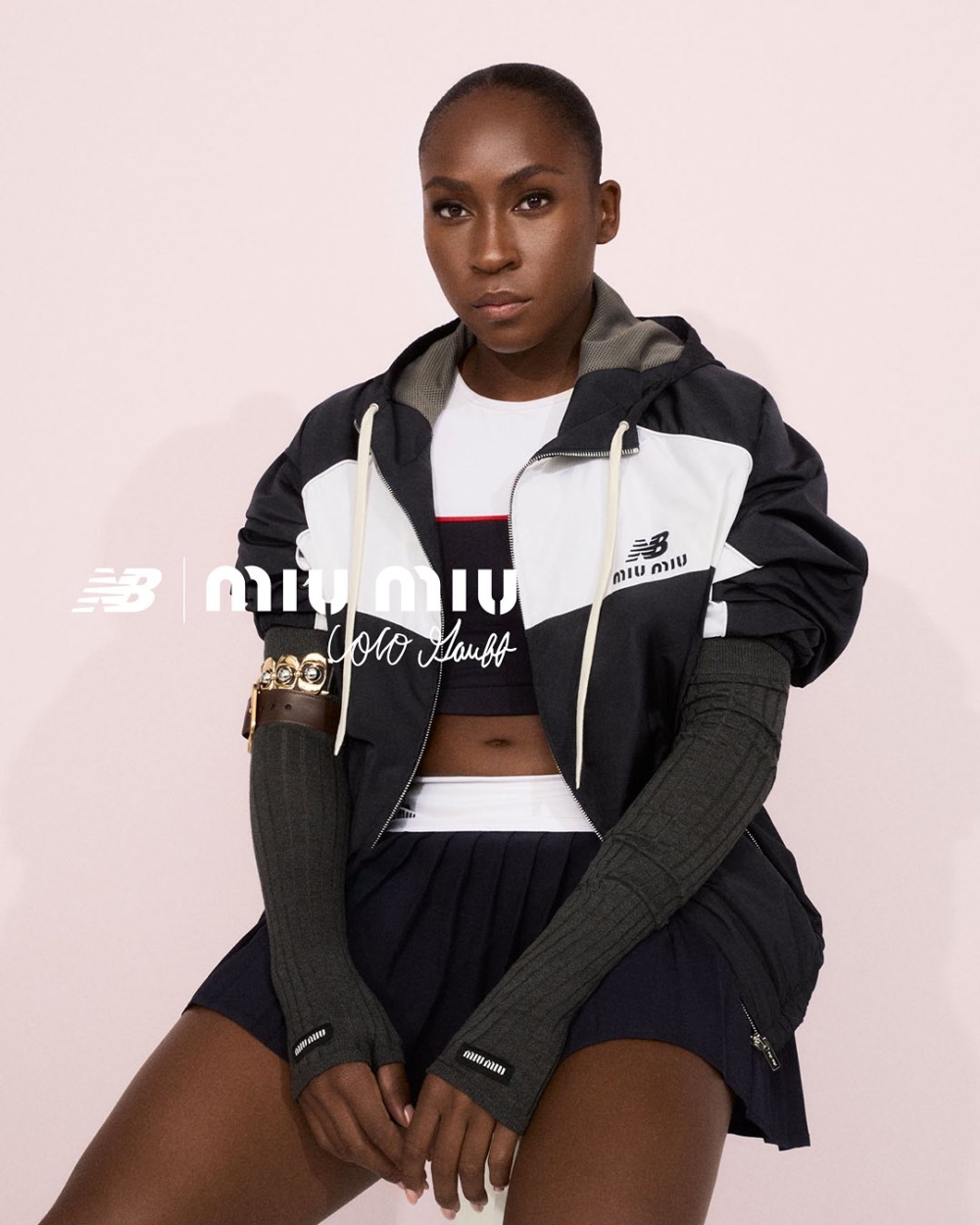 Miu Miu × New Balance × Coco Gauff 聯名