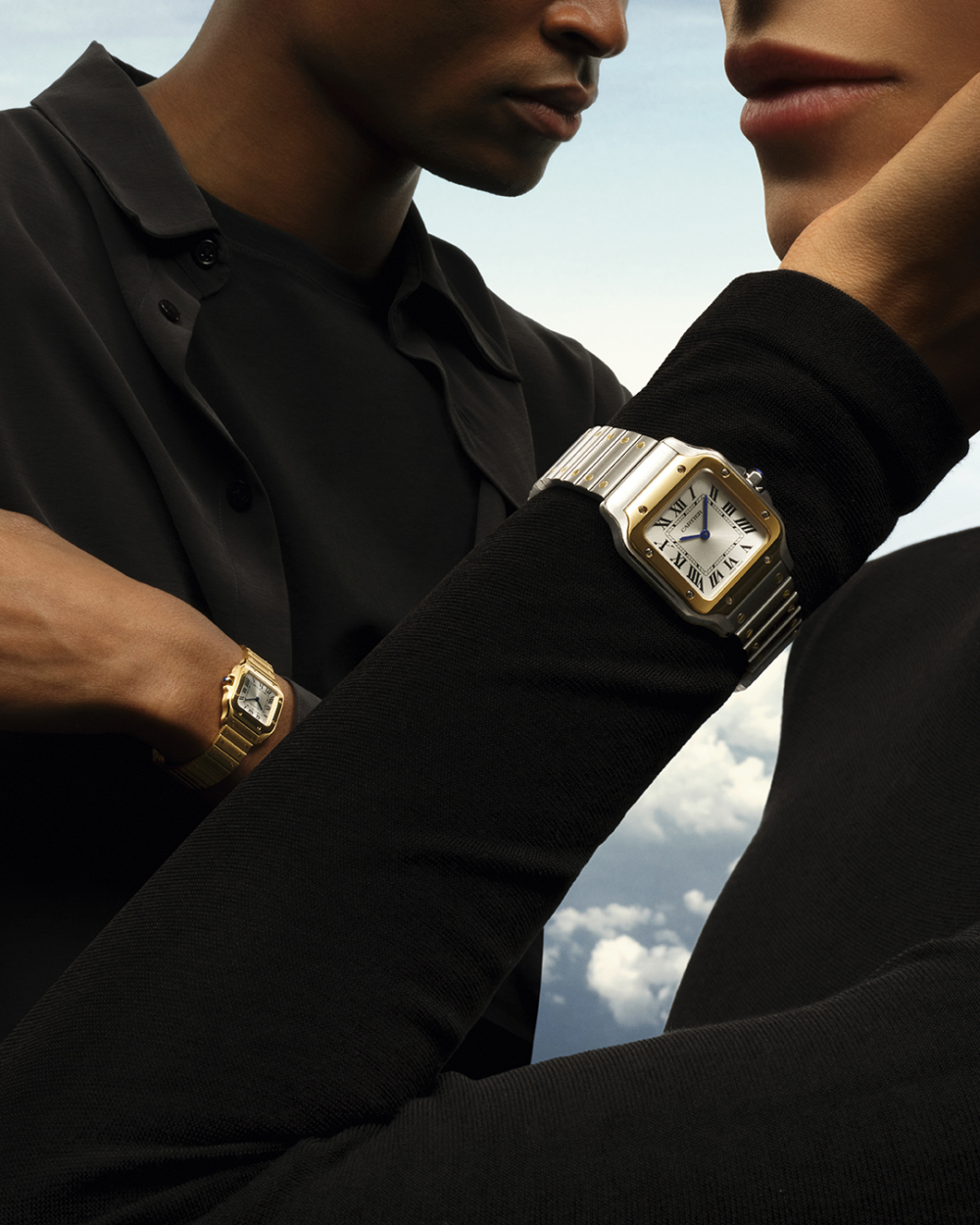全新尺寸Santos de Cartier。