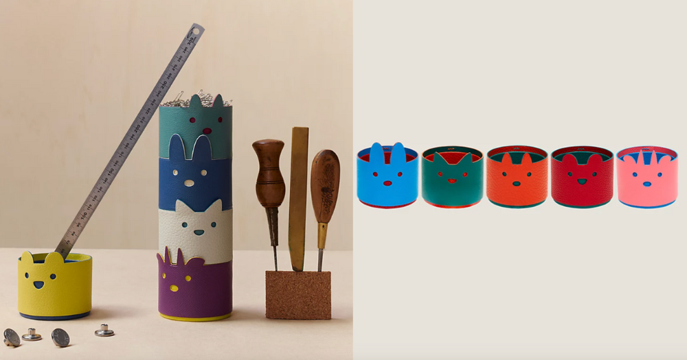 愛馬仕 petit h「動物造型收納盒五件套」