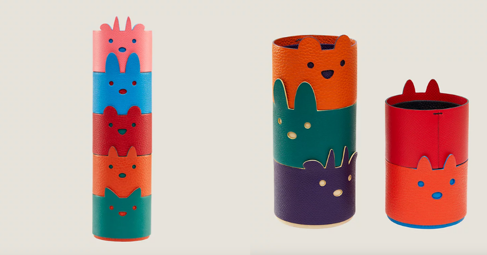 愛馬仕 petit h「動物造型收納盒五件套」