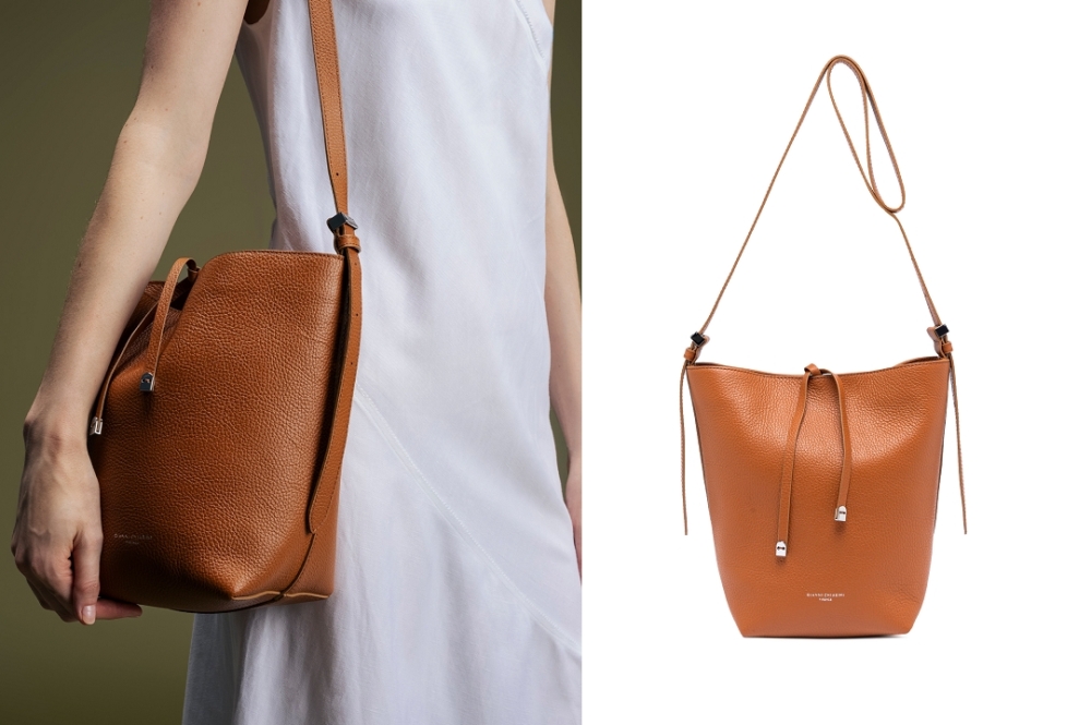 Gianni Chiarini. Amelia皮革水桶包