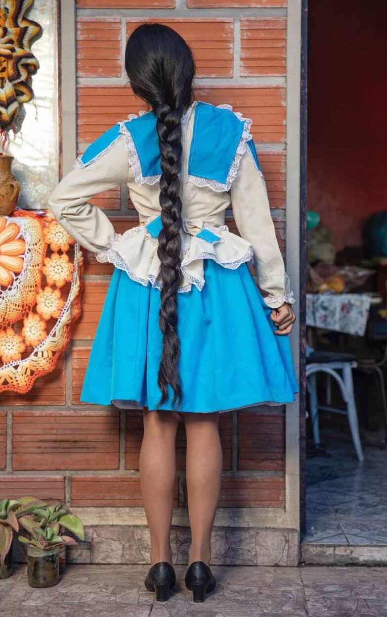 在布宜諾斯艾利斯阿巴斯托拍攝的長髮辮子