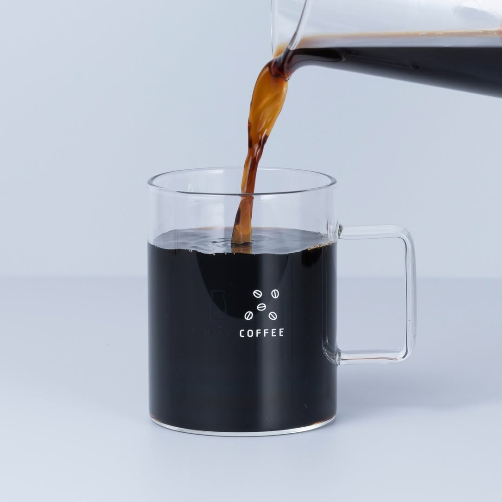 「咖啡牛奶玻璃杯」