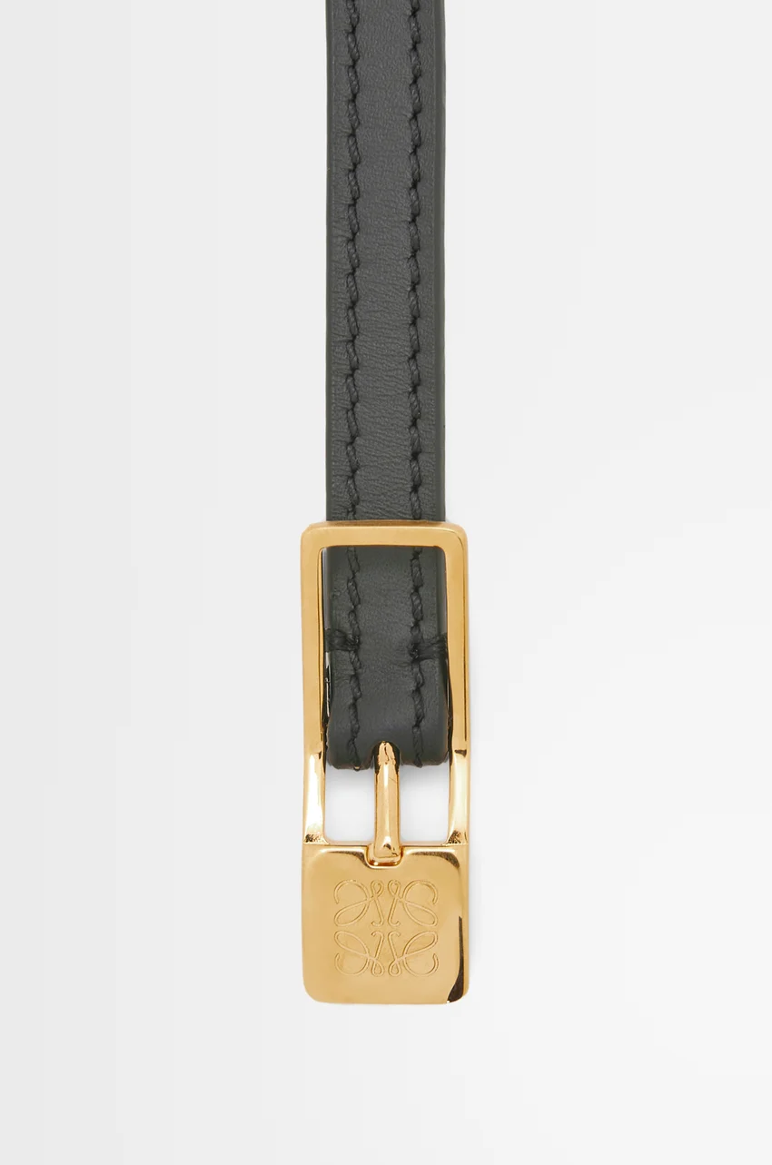 LOEWE Amazona 光滑小牛皮掛鎖腰帶