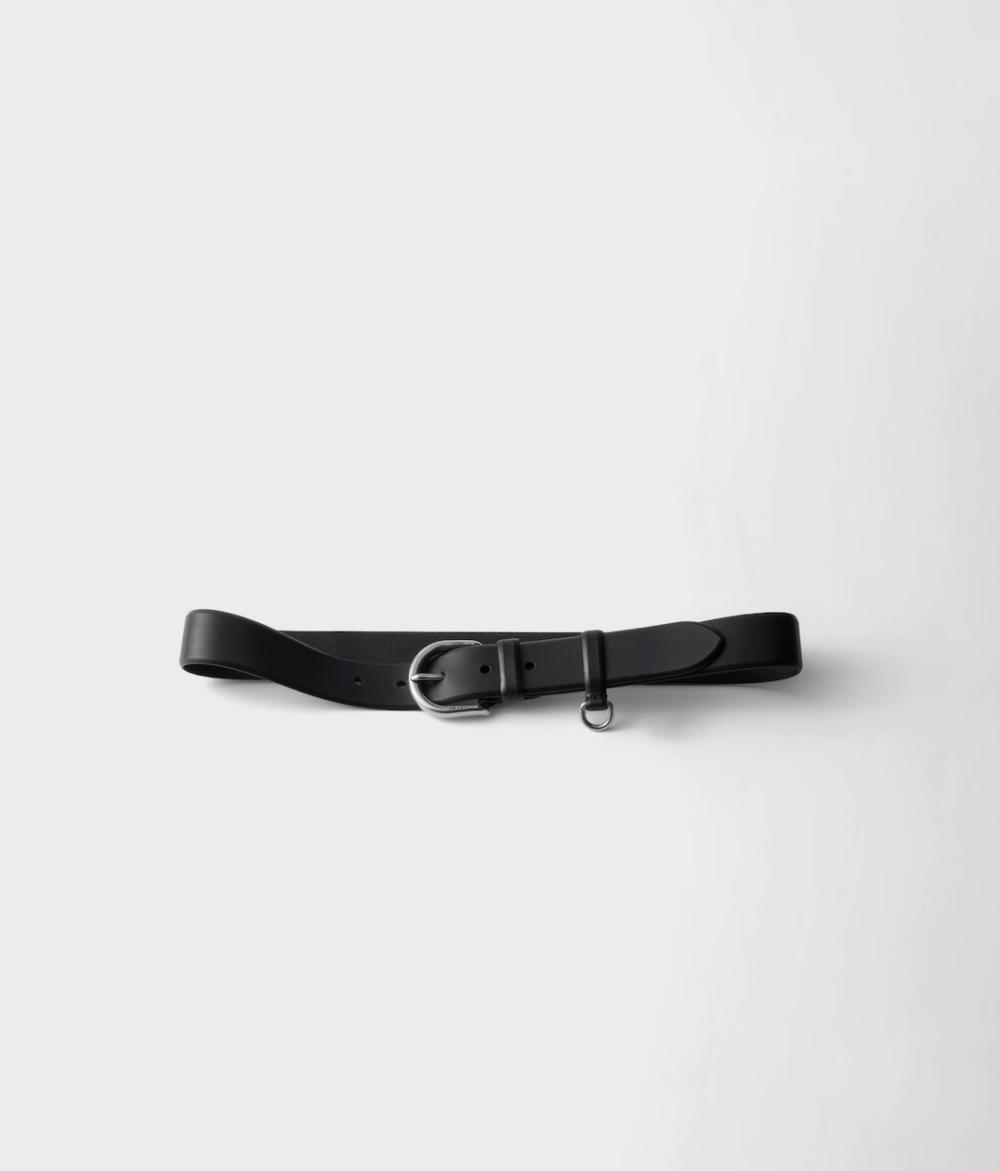 Prada 皮革腰帶