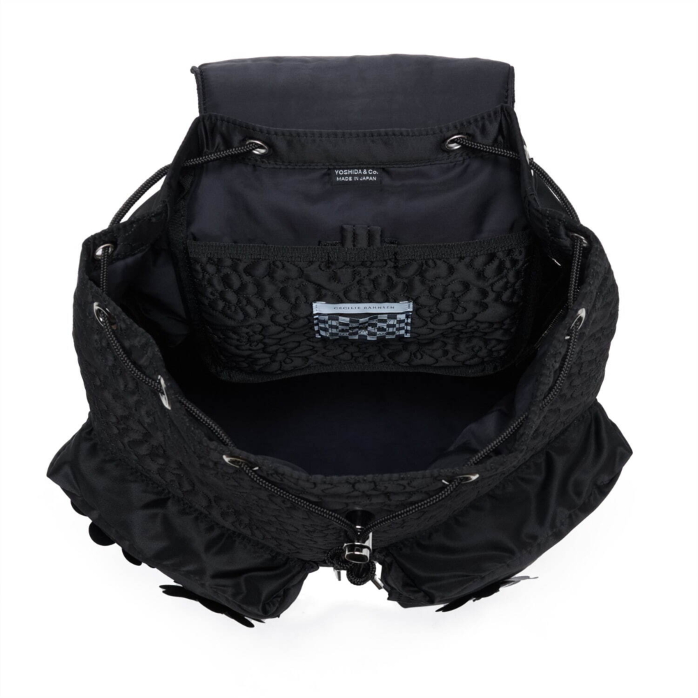 Cecilie Bahnsen × PORTER 全黑尼龍背包