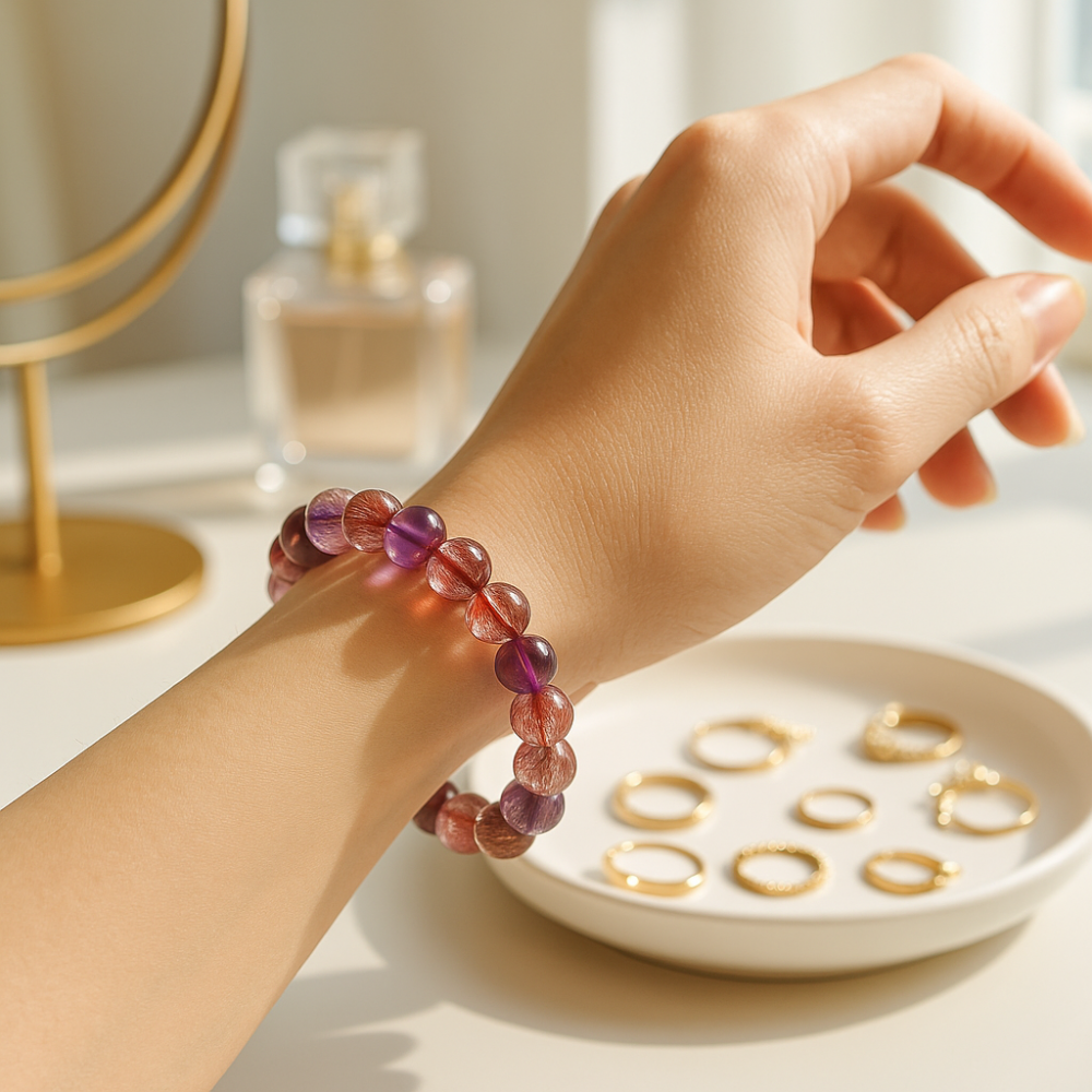 由於涵蓋七種礦物能量，超級七可散發極高的振動頻率，協調人體所有脈輪的運作。