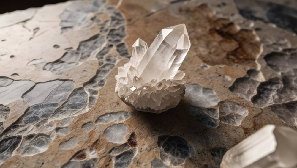 透石膏在風水學中具有淨化、安定氣場的作用，適合擺放在臥室、書桌/工作區、玄關/門口和文昌位/財位。