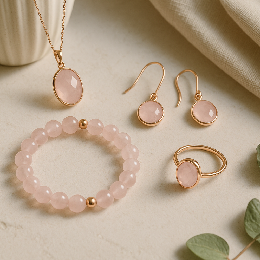 粉晶飾品除了顏值高，根據佩戴部位和飾品款式，還會產生不同的能量效果～