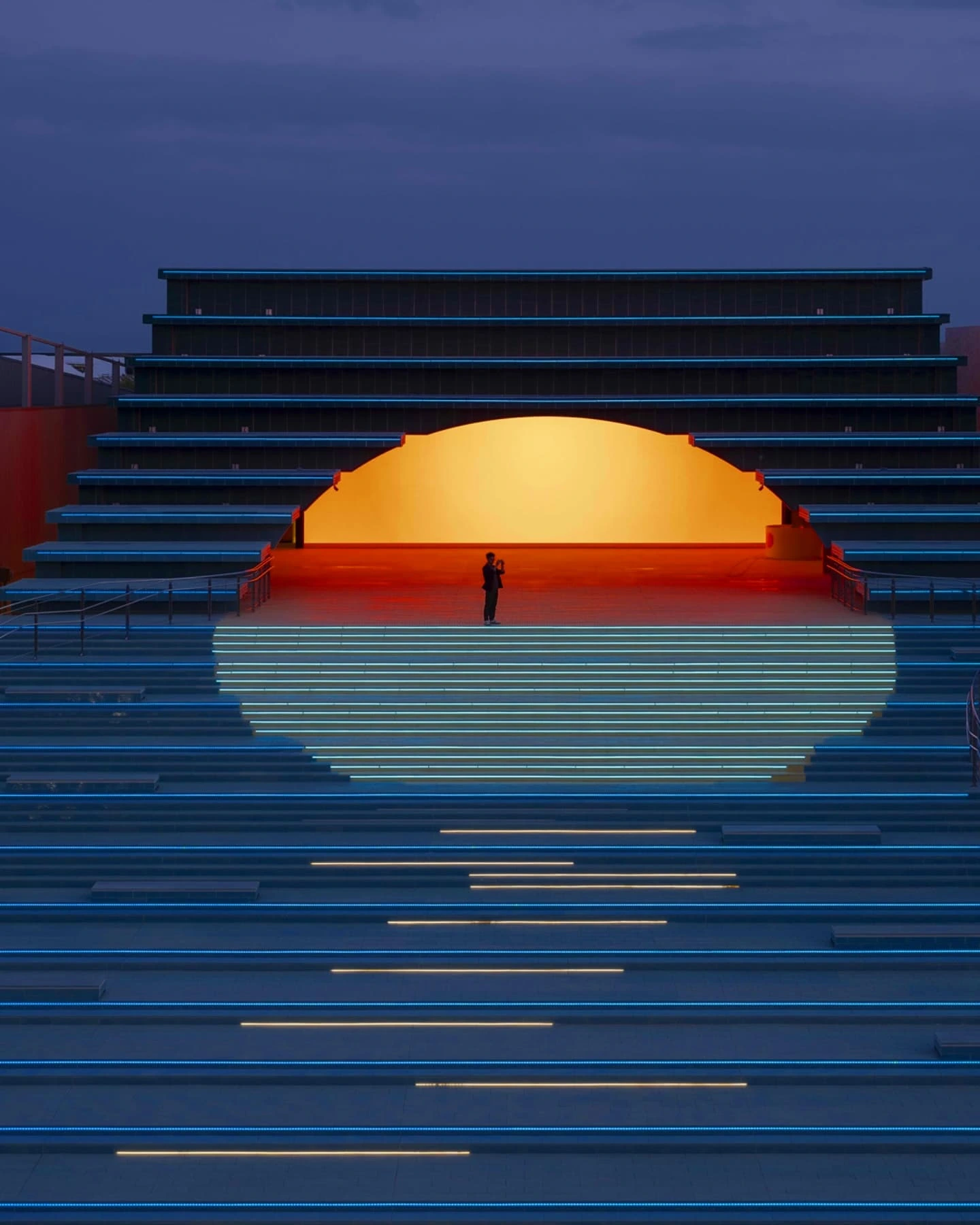 透過富於想像力的設計,這座沐浴在日光與海風中的展館邀請我們領略蔚藍海洋之美