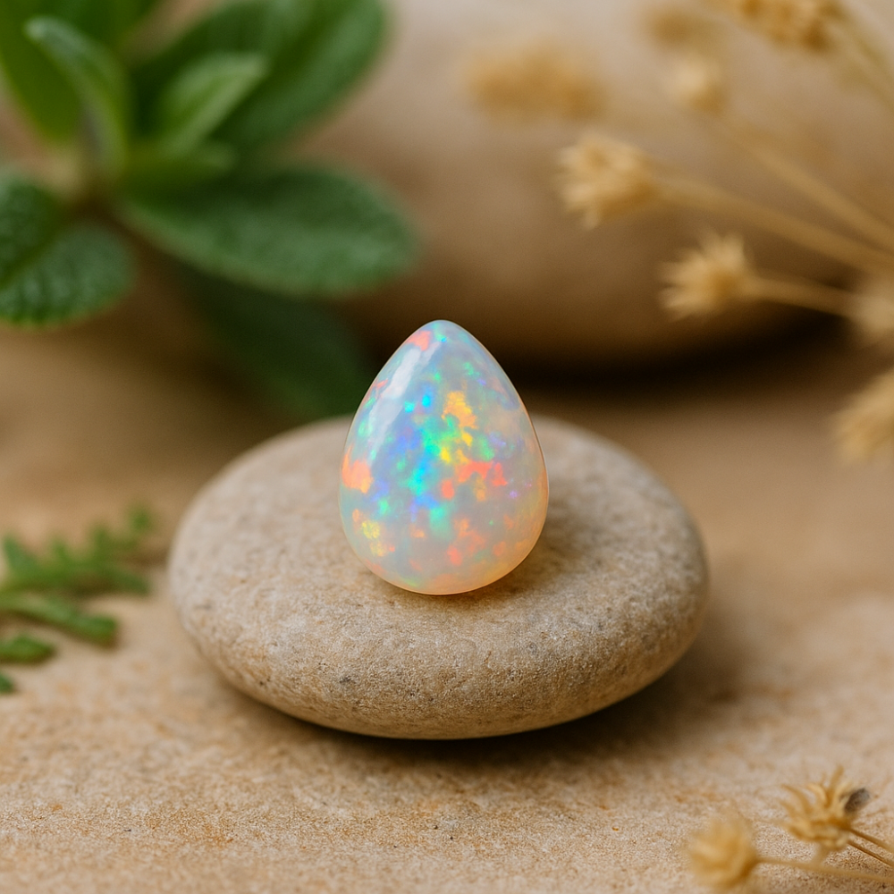 蛋白石不只顏值高，更是一顆能量滿滿的「療癒石」！